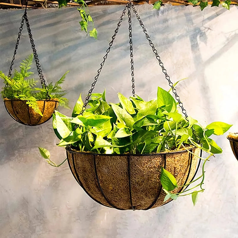 round metal hanging basket - MRSLM