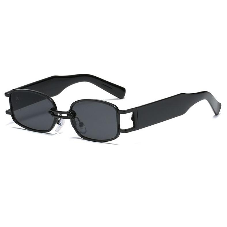 unisex vintage square sunglasses, view 3 - MRSLM