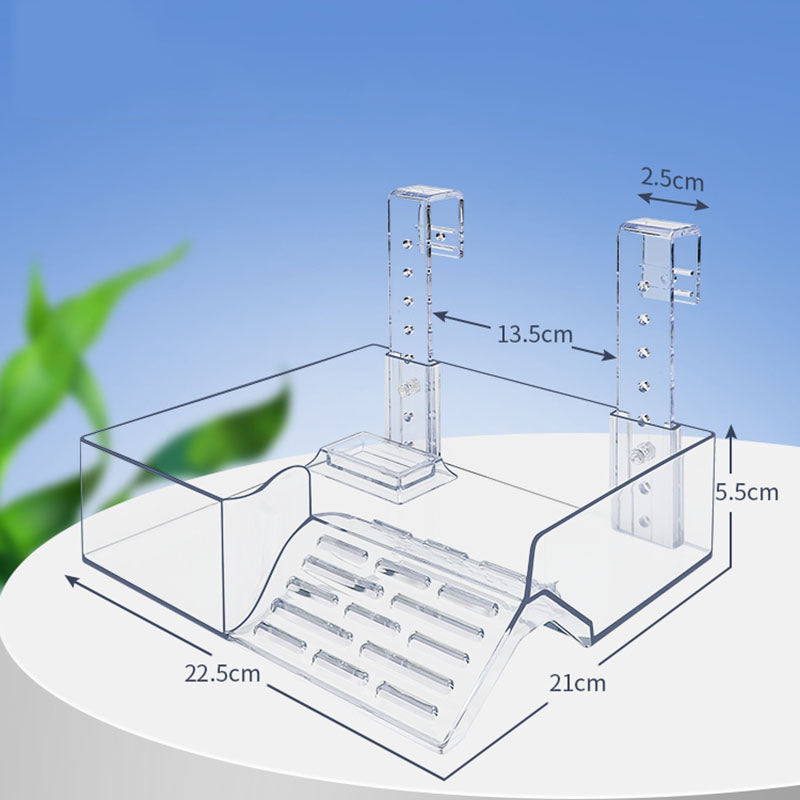 wall-mounted turtle basking platform, view 4 - MRSLM