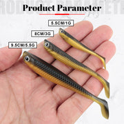 soft paddle tail swimbaits fishing lure set, view 25 - MRSLM