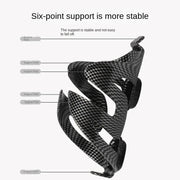 Carbon fiber bicycle water bottle cage, view 5 - MRSLM