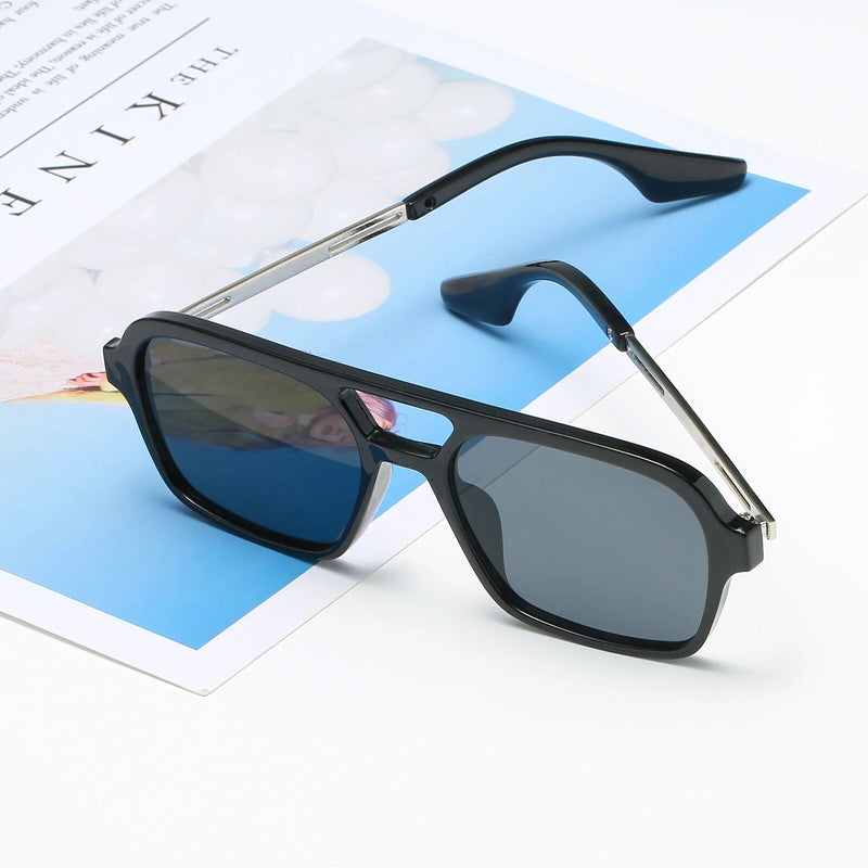 Retro pilot sunglasses, view 17 - MRSLM
