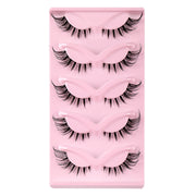 5 pair 3D cat eye fox eye lashes, view 16 - MRSLM