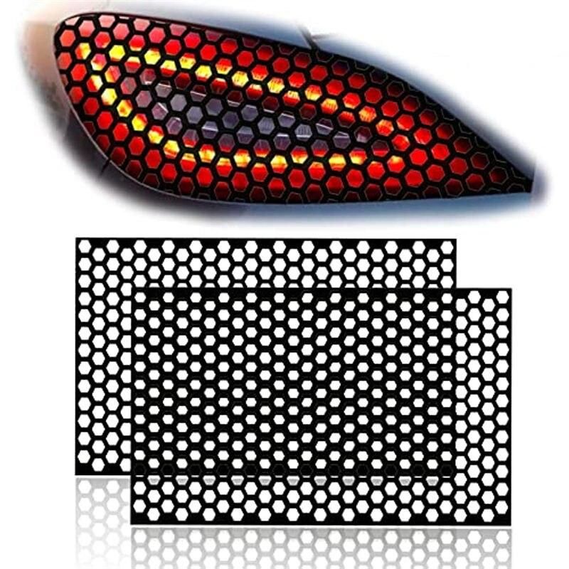 honeycomb tail light vinyl decals, view 2 - MRSLM
