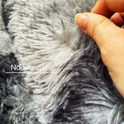 plush gray area rug, view 11 - MRSLM