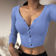 slim fit cardigan sweater for women - MRSLM
