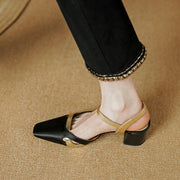 square heel ankle strap sandals, view 6 - MRSLM