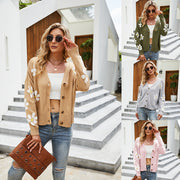 Women's cropped knit cardigan - MRSLM