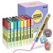 48 color acrylic paint pens, view 2 - MRSLM