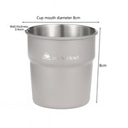 300ml stainless steel camping cup, view 3 - MRSLM