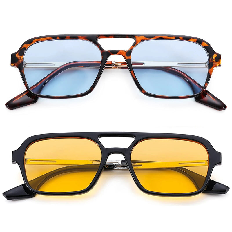 Retro pilot sunglasses, view 14 - MRSLM