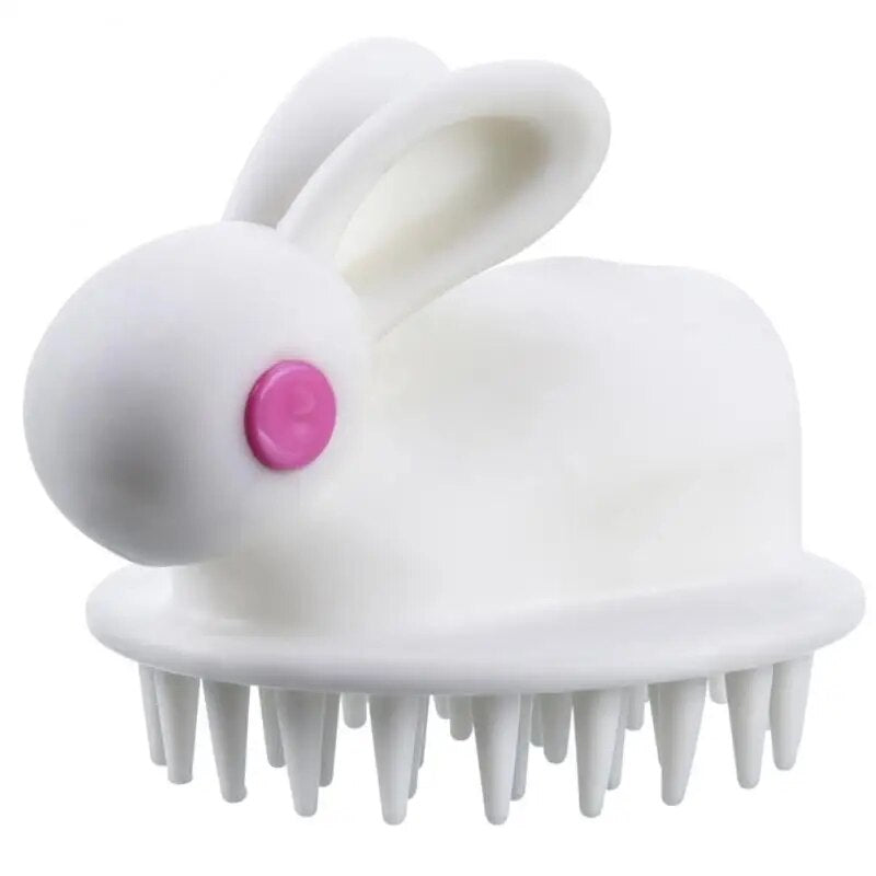 silicone scalp shampoo brush, view 2 - MRSLM