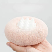 flower pattern bath sponge ball, view 8 - MRSLM