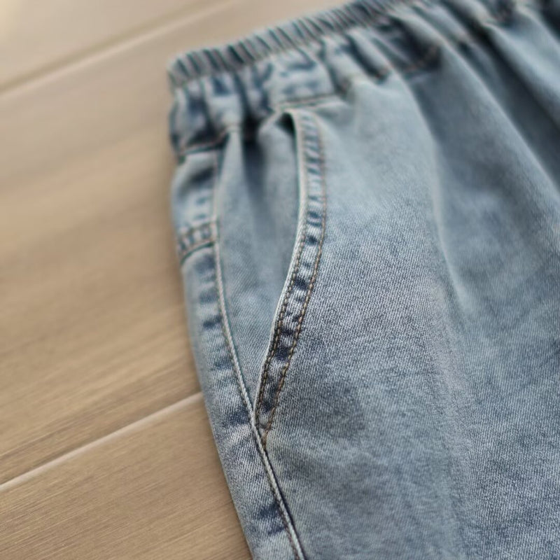 floral denim capris, view 6 - MRSLM