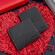 men's ultra-thin leather wallet, view 5 - MRSLM