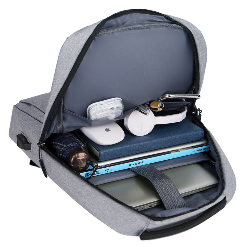 business laptop backpack with usb port, view 8 - MRSLM
