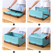 foldable storage organizer with lid, view 8 - MRSLM
