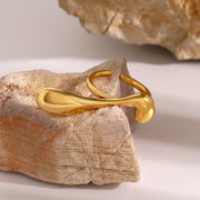 Water drop open ring, view 7 - MRSLM