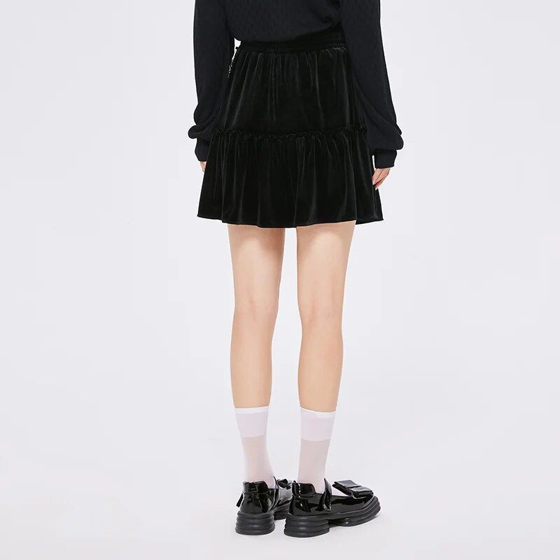 a-line mini skirt with chain detail, view 5 - MRSLM