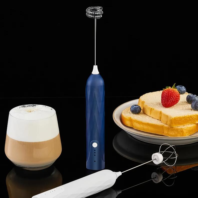 USB rechargeable mixer and milk frother, view 7 - MRSLM