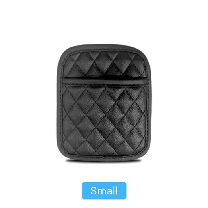 Universal PU Leather Car Storage Pocket Organizer for Essential Accessories
