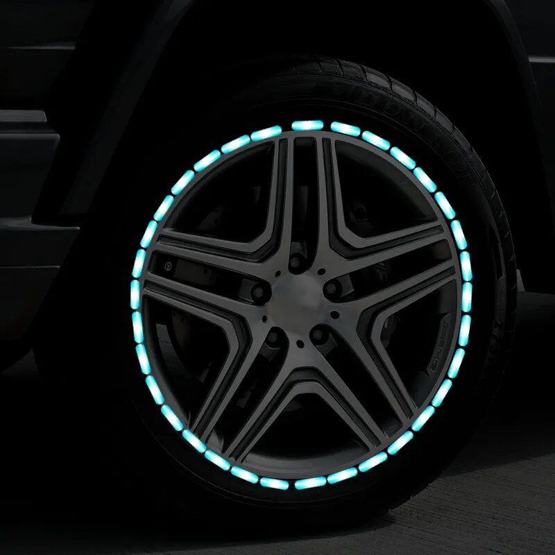 reflective wheel trim decals, view 8 - MRSLM