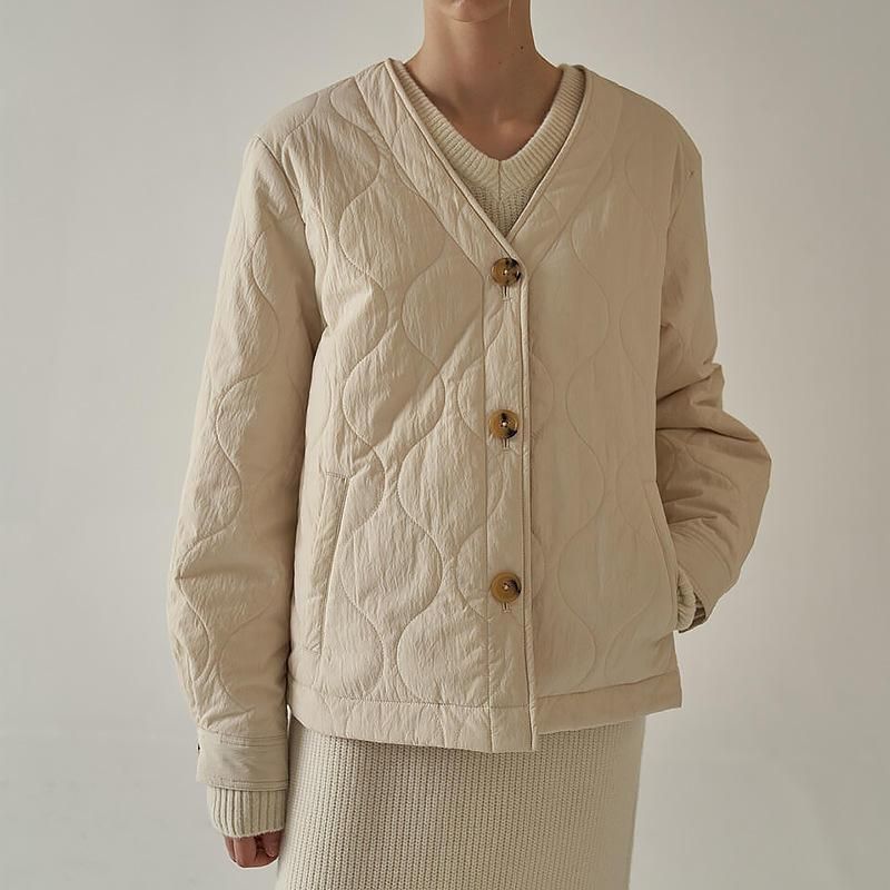 casual streetwear quilted jacket, view 4 - MRSLM