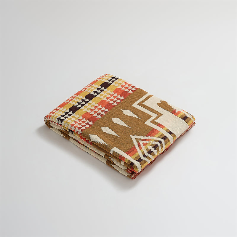 indiana cotton knitted blanket, view 4 - MRSLM