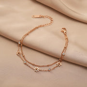 daisy flower charm bracelet, view 2 - MRSLM