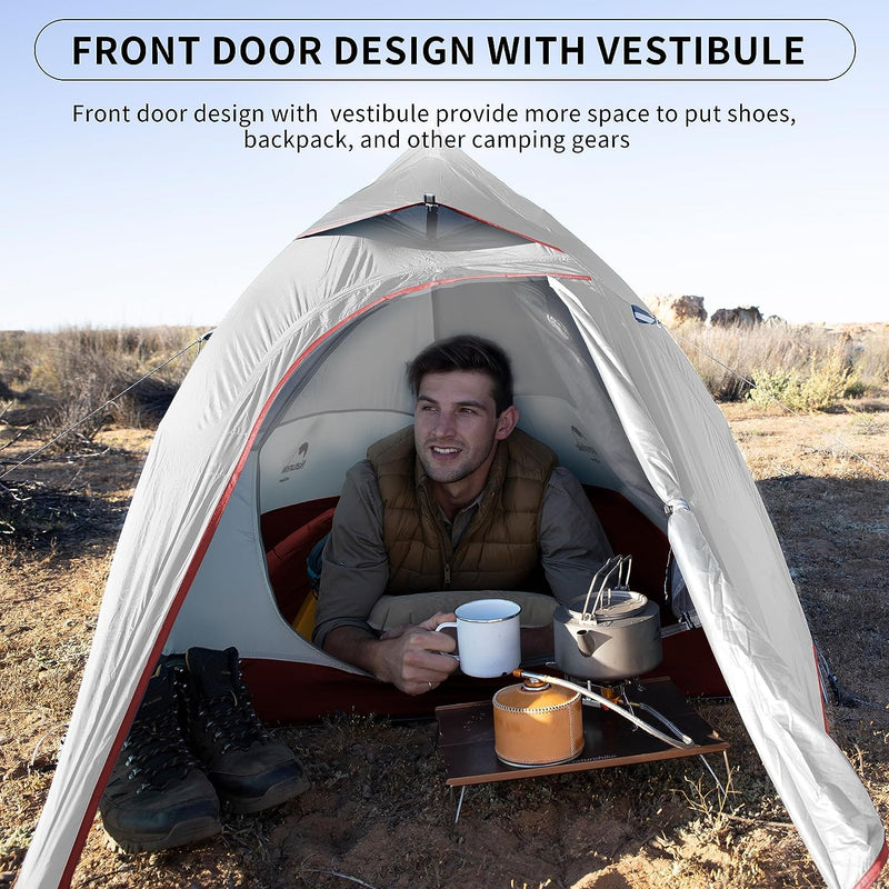 ultralight portable 1-person camping tent, view 6 - MRSLM