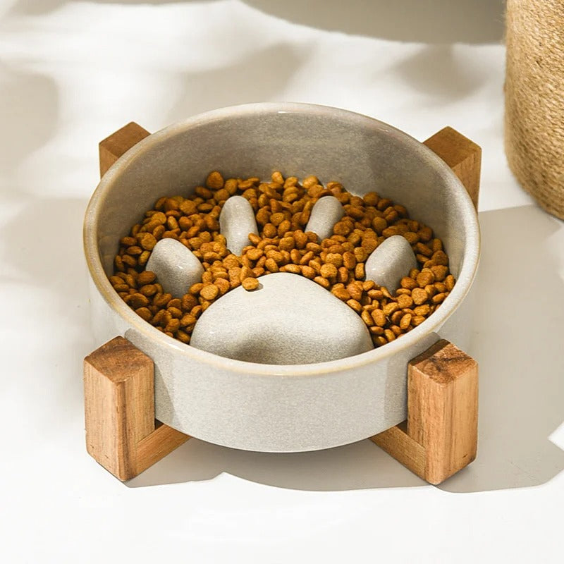 ceramic slow feeder bowl - MRSLM