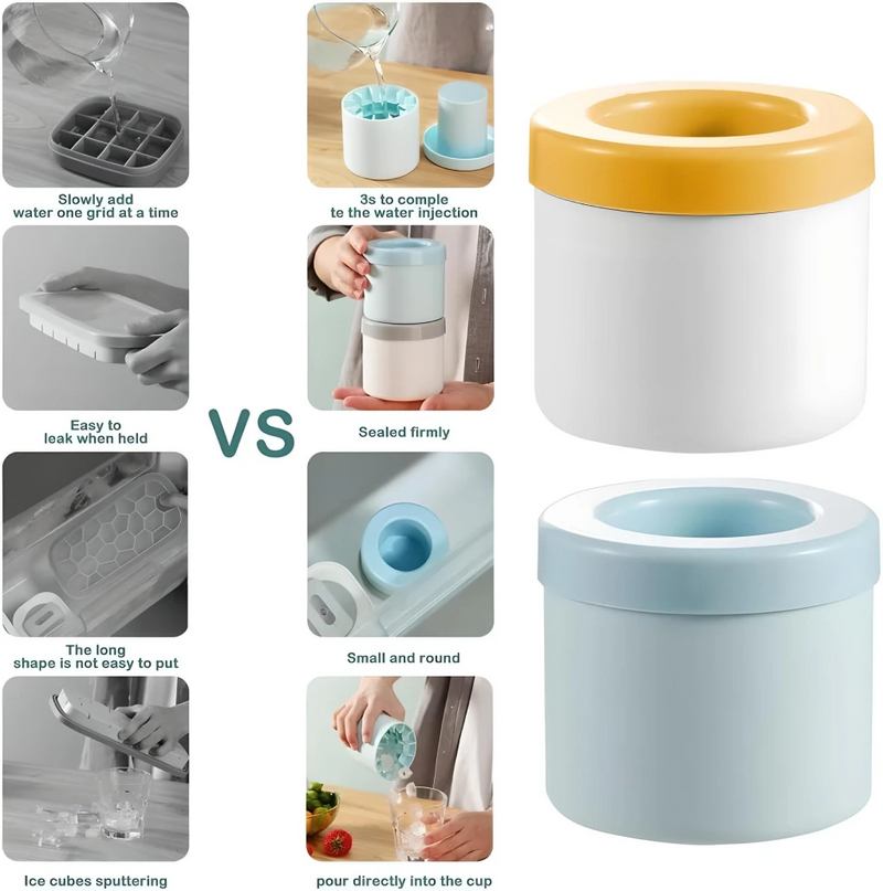 compact silicone ice cube maker, view 10 - MRSLM