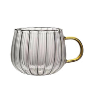 pumpkin pattern glass mug set, view 3 - MRSLM