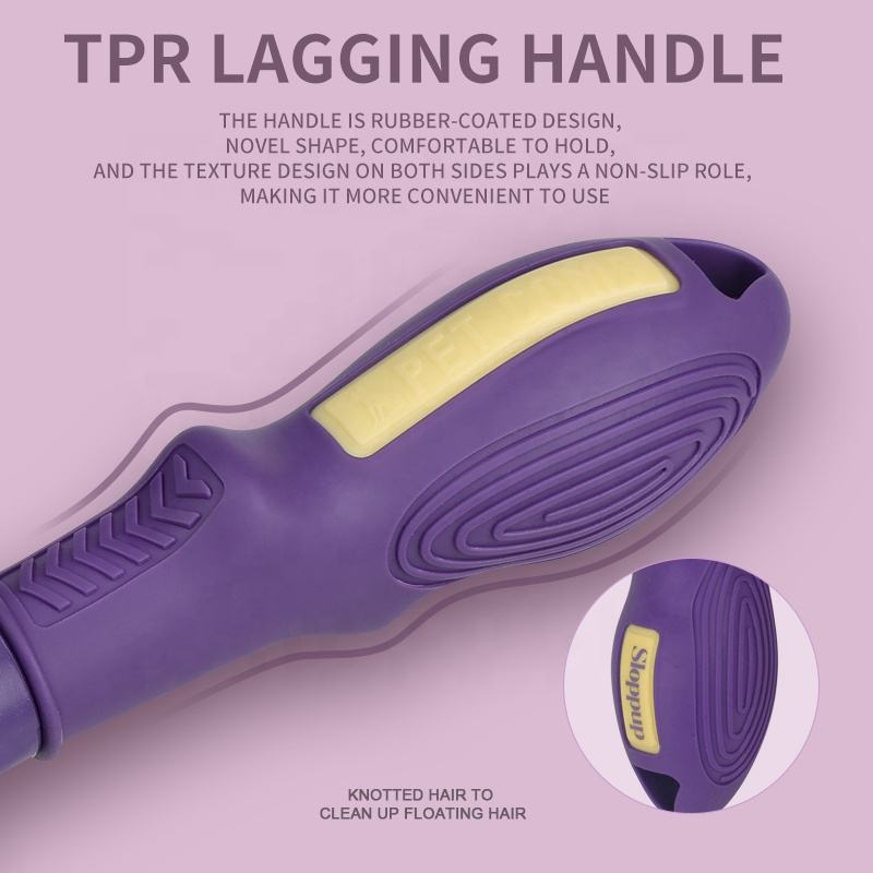 dog deshedding brush, view 5 - MRSLM