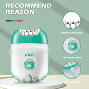 rechargeable women epilator, view 4 - MRSLM