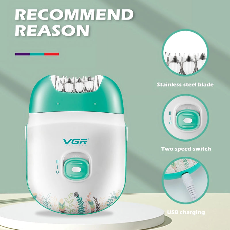 rechargeable women epilator, view 4 - MRSLM