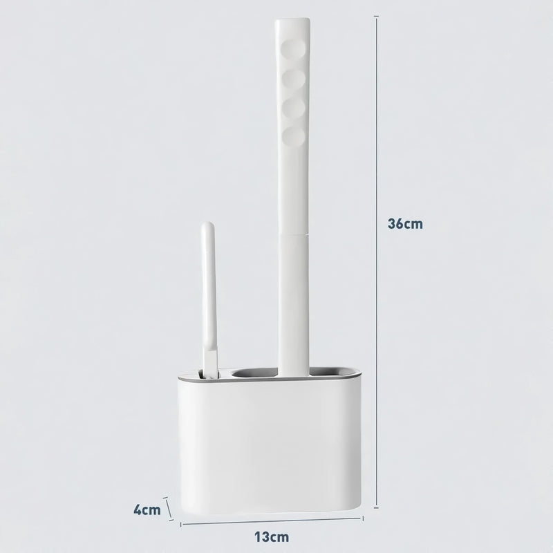 wall hanging toilet brush holder, view 7 - MRSLM