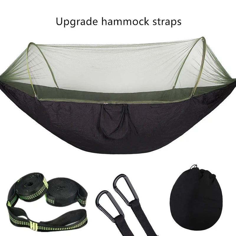 camping hammock with mosquito net, view 3 - MRSLM