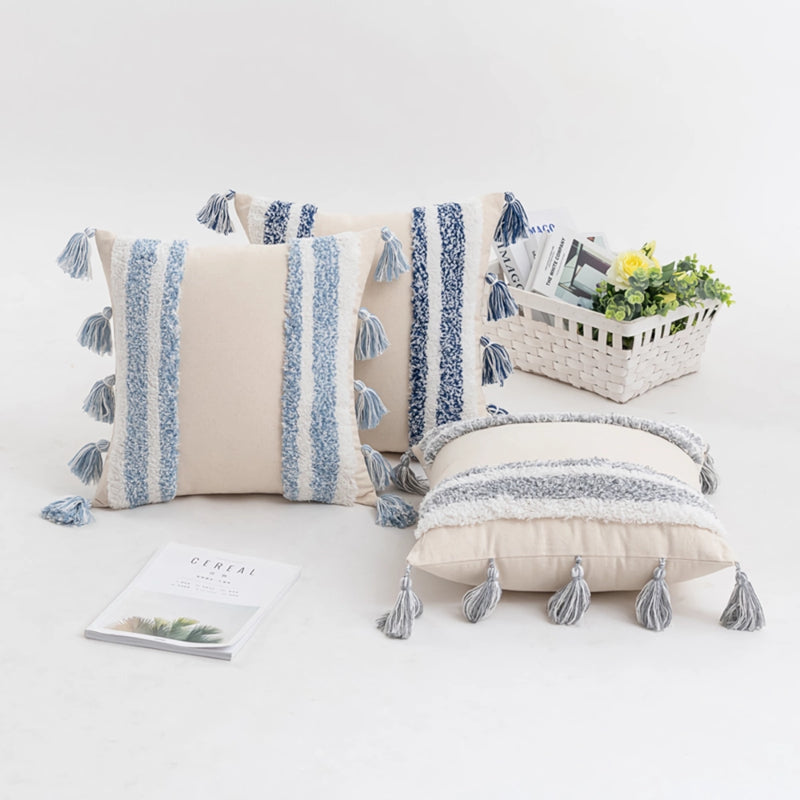 Boho tufted sofa cushion cover, view 15 - MRSLM