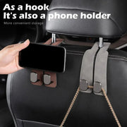 suede double hook car organizer, view 9 - MRSLM