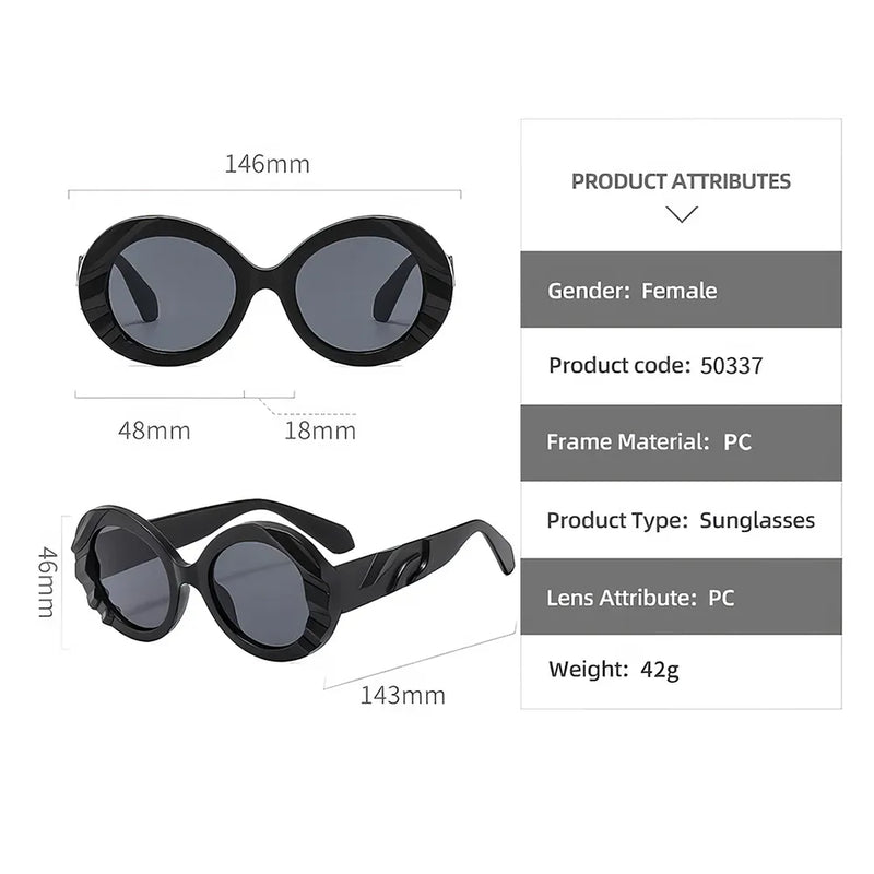 vintage round sunglasses, view 13 - MRSLM