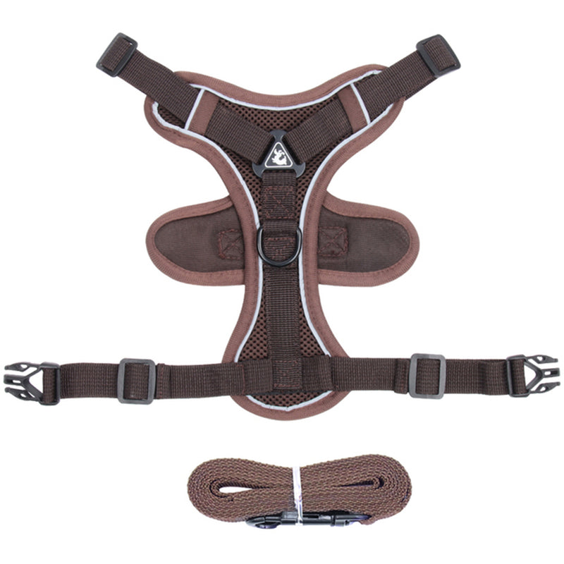 adjustable mesh cat harness and leash set, view 10 - MRSLM
