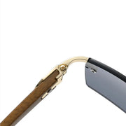 rimless wooden sunglasses, view 14 - MRSLM