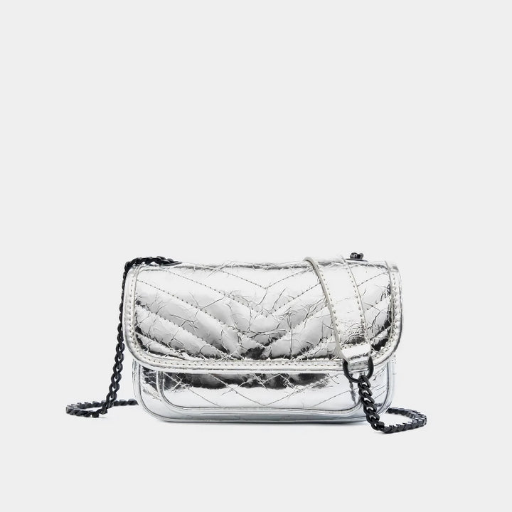 Leather Small Square Crossbody Bag