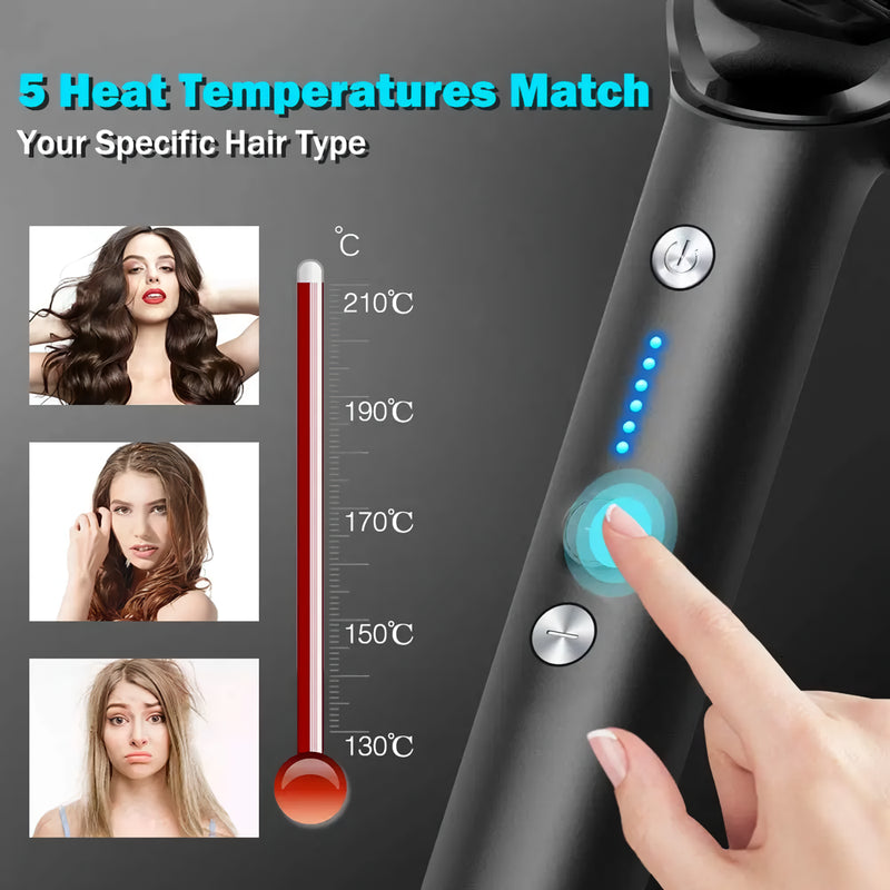 hair straightener brush, view 8 - MRSLM