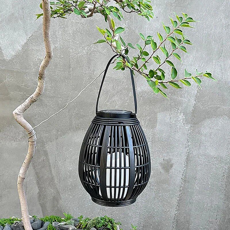 solar bamboo lantern, view 3 - MRSLM