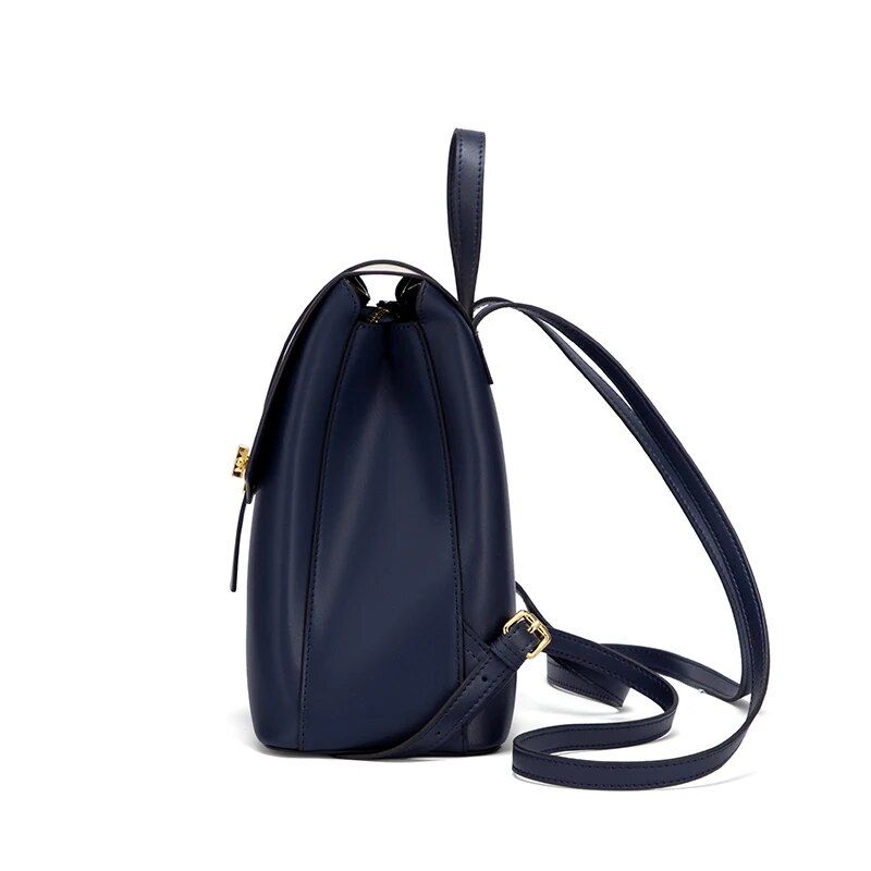 versatile leather fashion backpack, view 6 - MRSLM