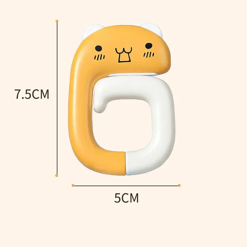 portable cartoon bag hanger hook, view 5 - MRSLM