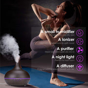 550ml essential oil diffuser with remote, view 5 - MRSLM