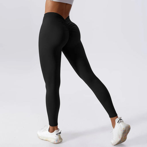 high waist yoga leggings, view 2 - MRSLM
